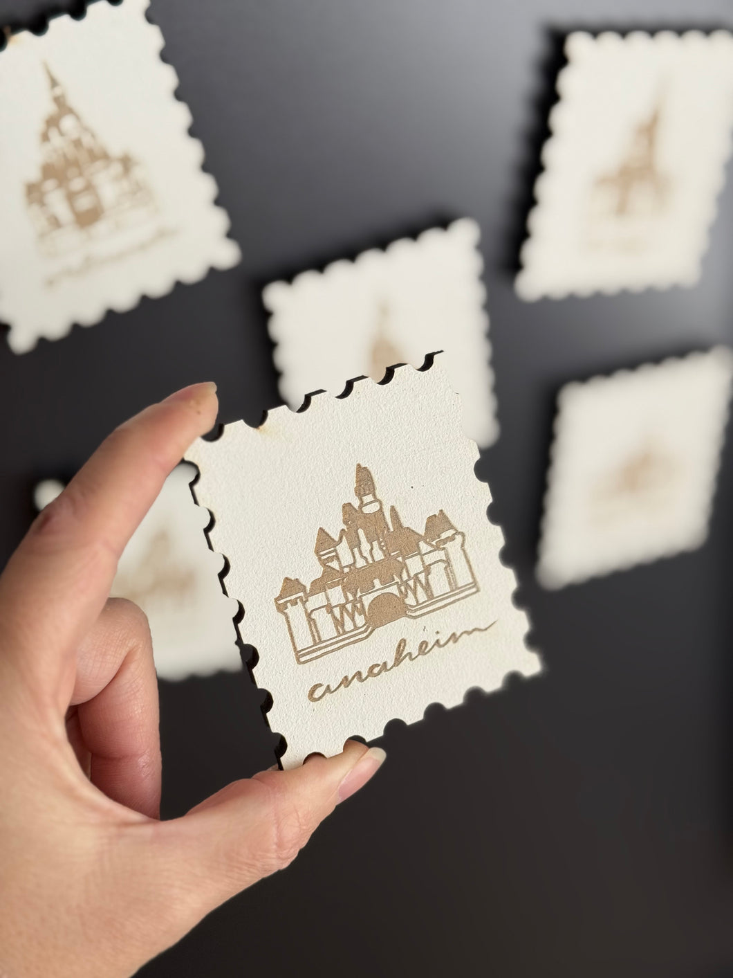 Castle Stamp Magnet