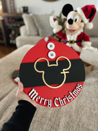 Santa Mouse Mini Round